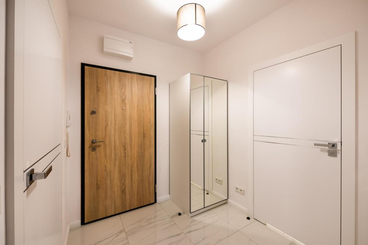 Saska Kepa Bright Apartament Warschau Exterior foto