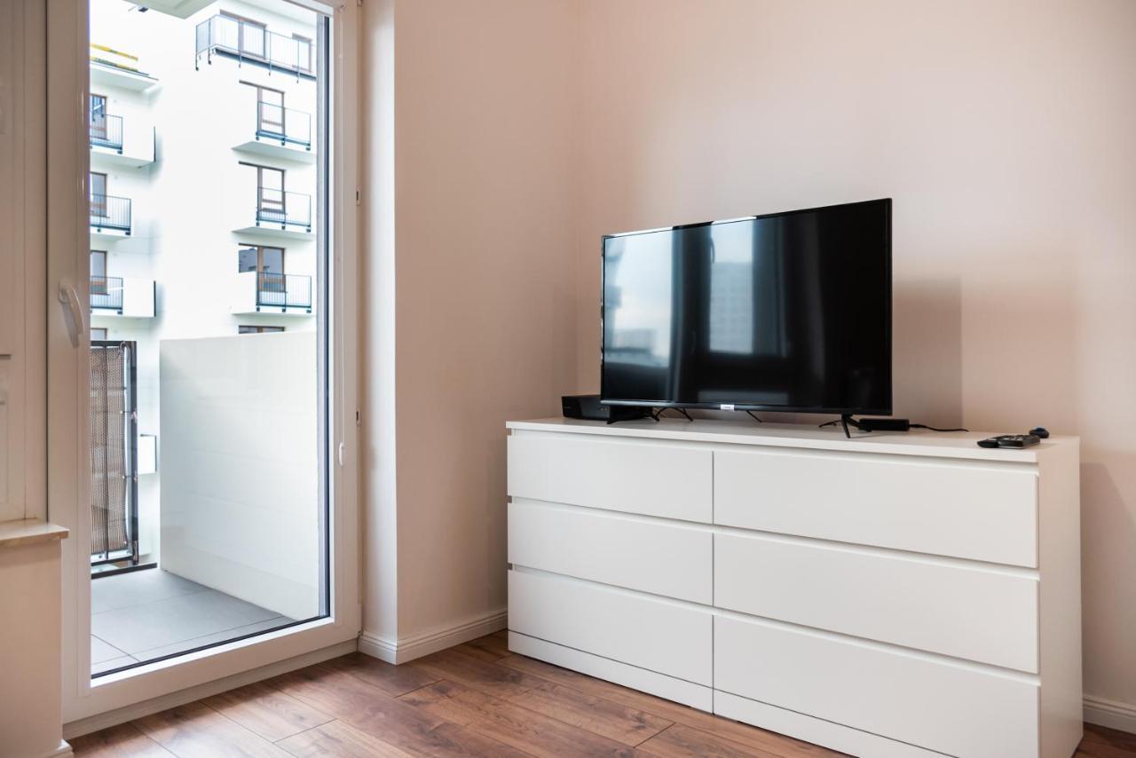 Saska Kepa Bright Apartament Warschau Exterior foto